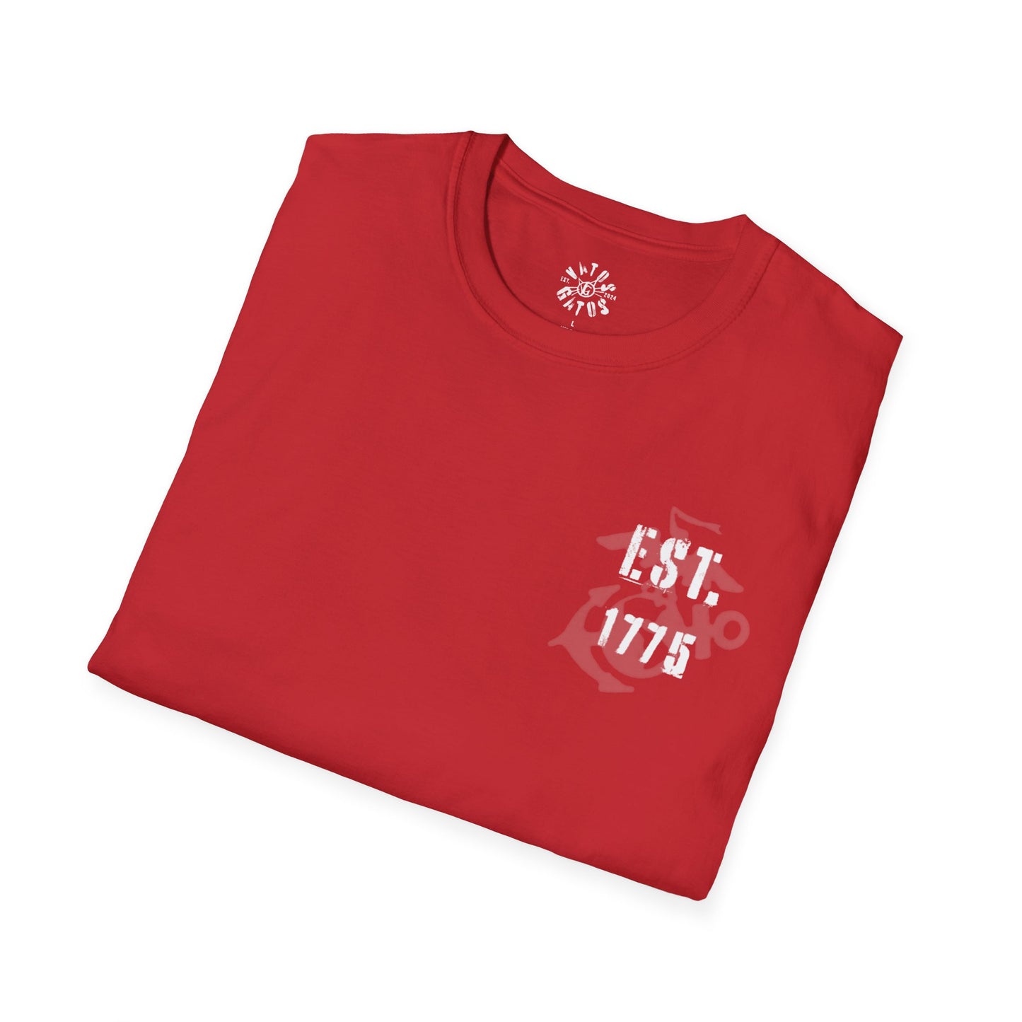 USMC Softstyle T-Shirt - US Marines Devil Dog Patriotic Shirt