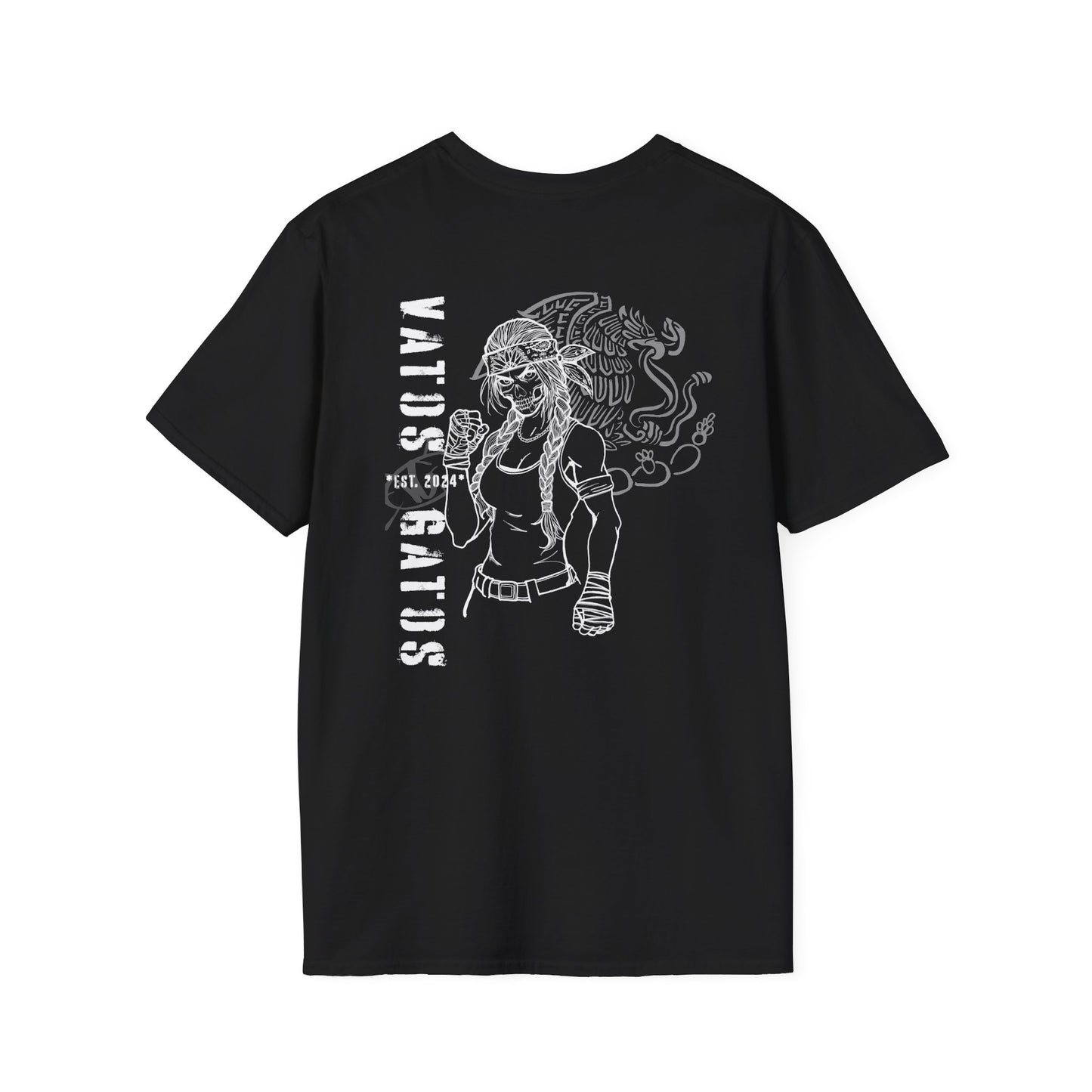 The OG Vato Gato Female Skull Mexican Fighter