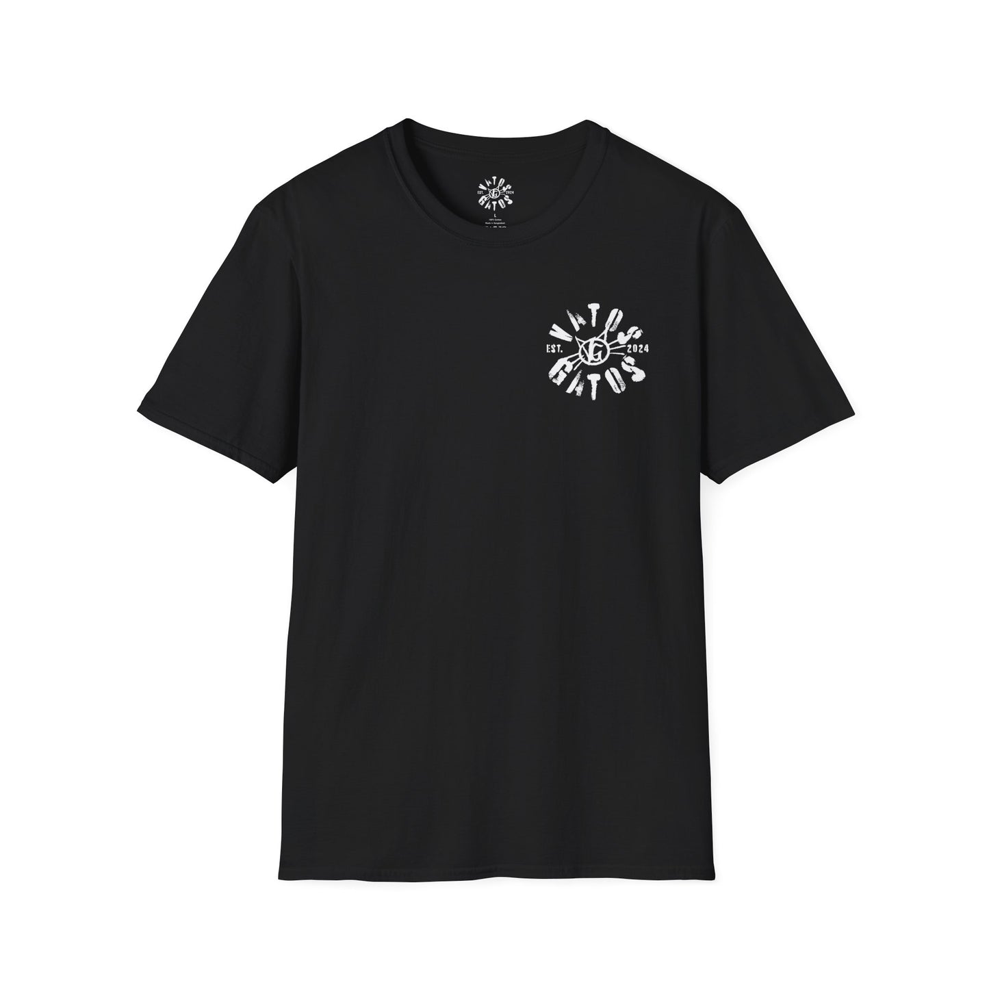 The OG Vato Gato Fighter — Patriotic Graphic Softstyle Tee | Bold Streetwear