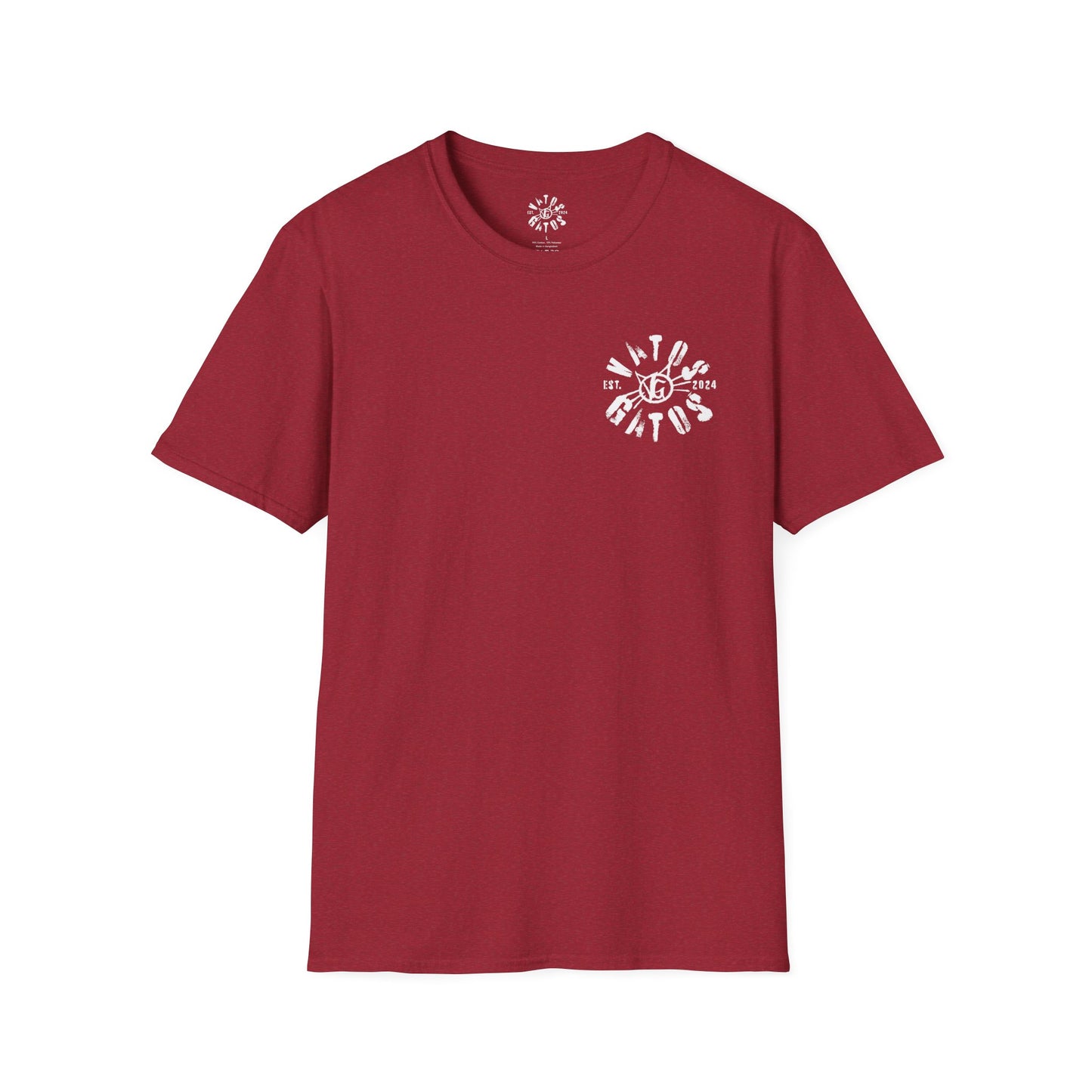 Softstyle T-Shirt - The OG Vato Gato Fighter Patriotic