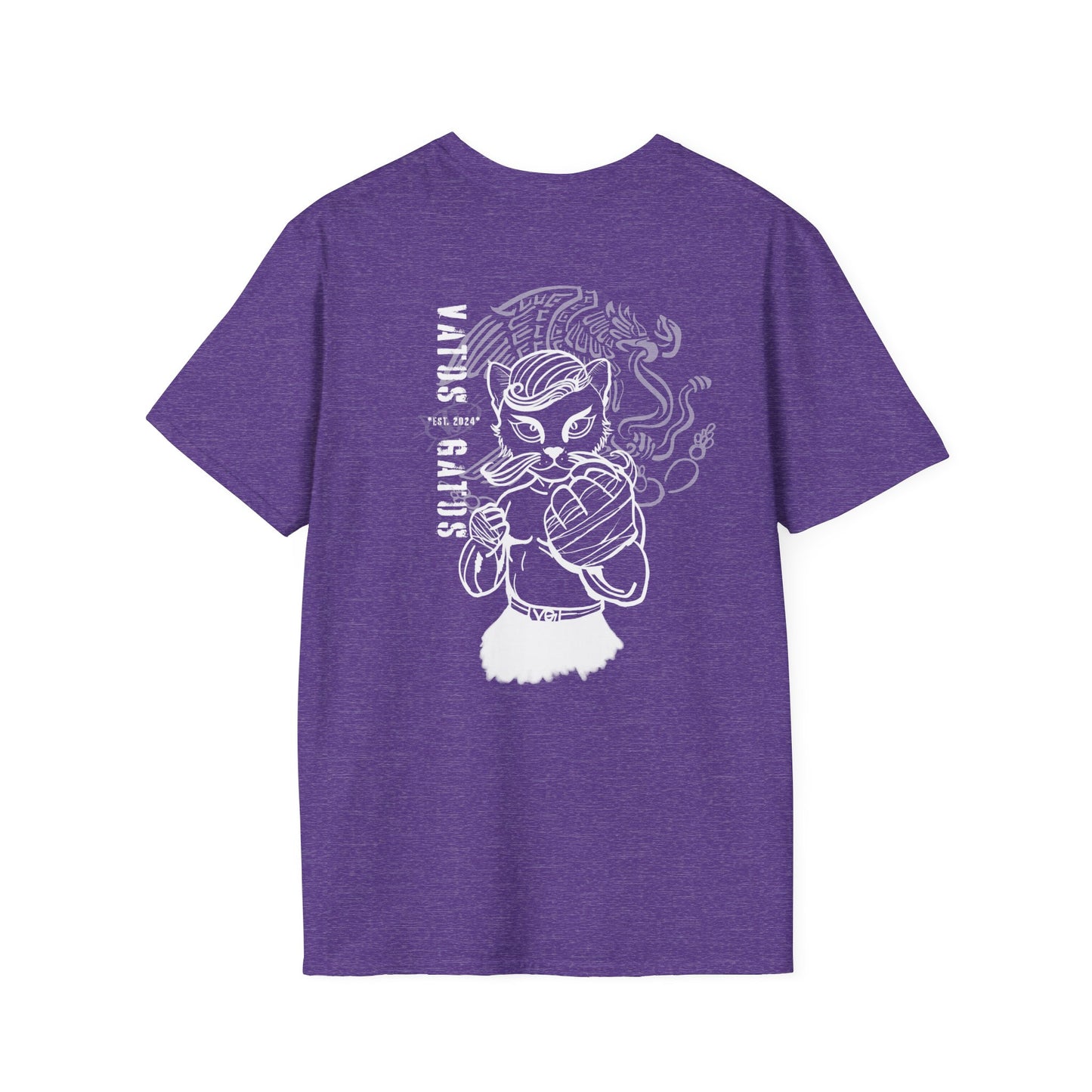 The OG Vato Gato Mexican Fighter — Bold Graphic Softstyle Tee | Streetwear