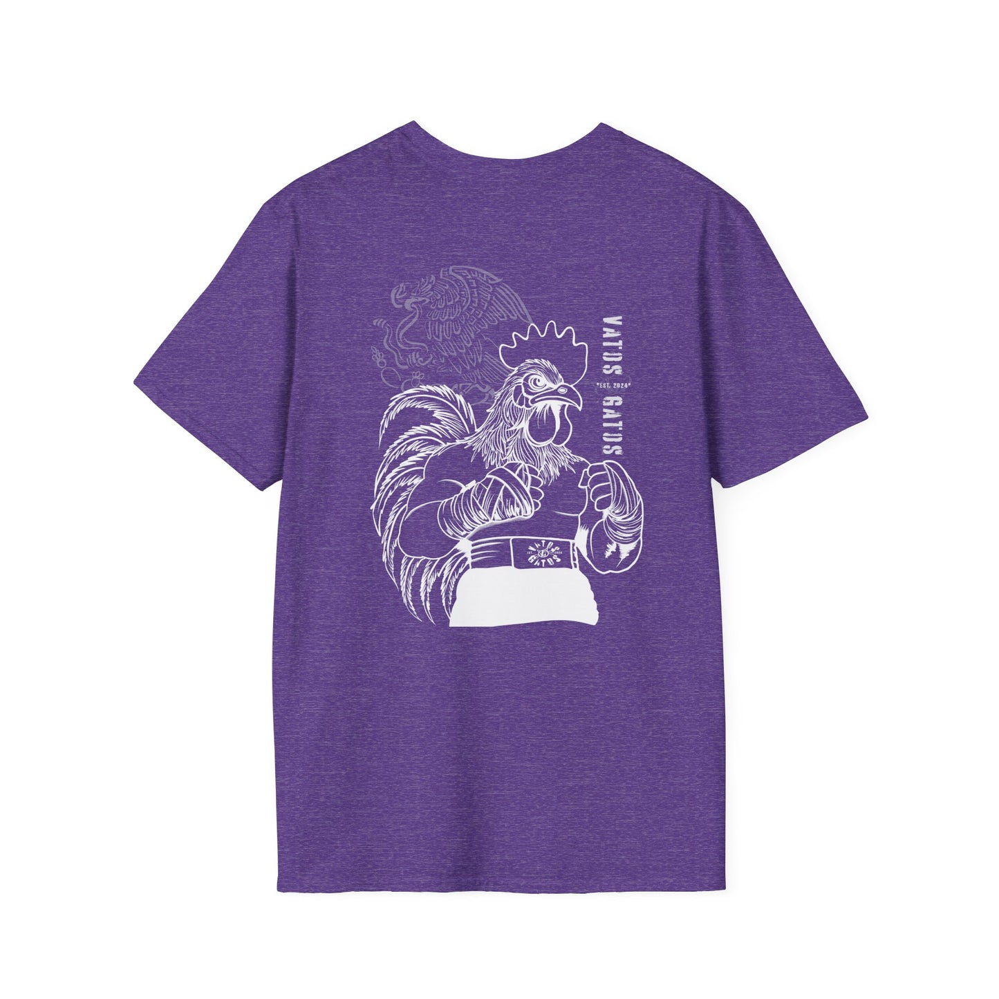 Mexican Rooster Vato Gato Fighter — Bold Graphic Tee | Street Art Style